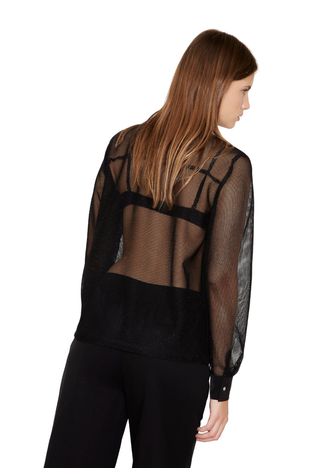Blusa Sara red negra