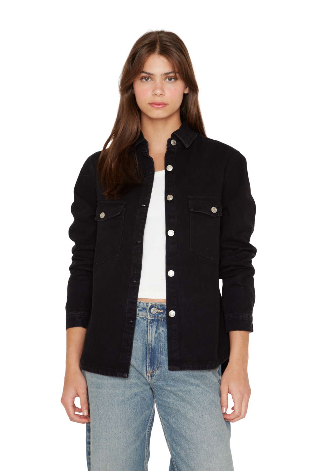 Camisa Porter Bolsillos negra