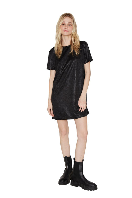 Vestido Glitter negro