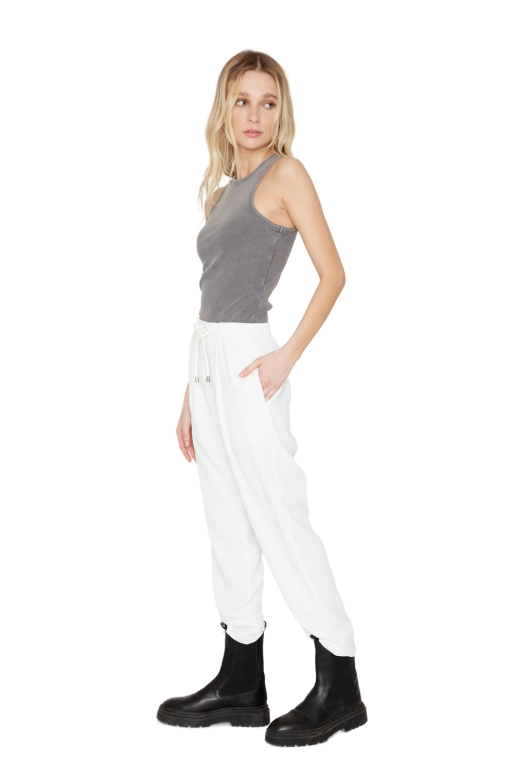 Pantalón Jogger Summer blanco