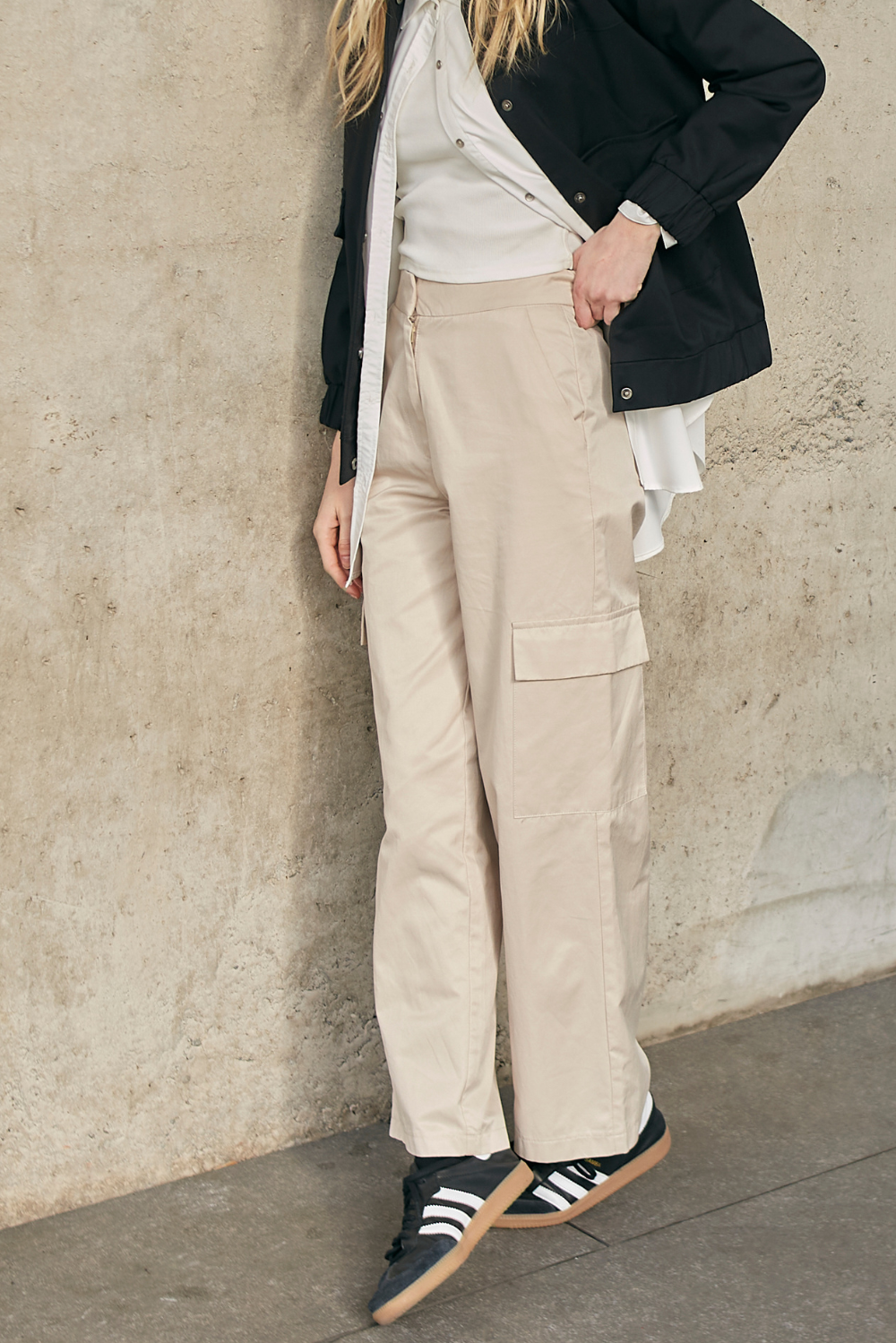 Pantalón Cargo crudo