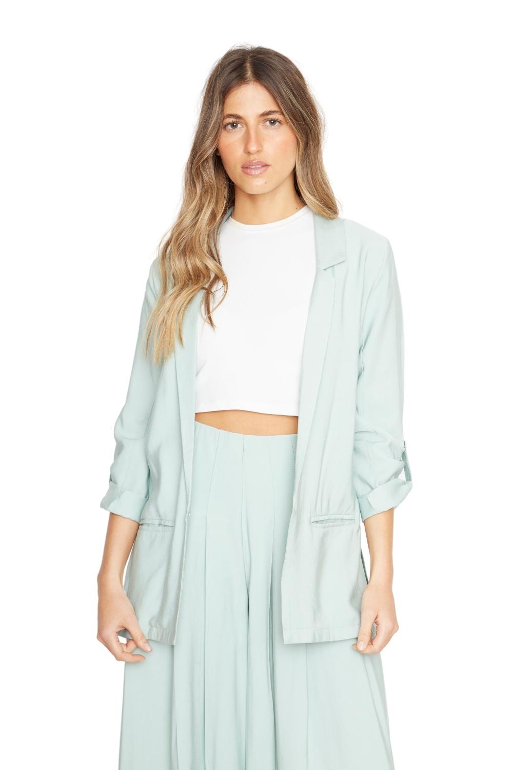 Blazer Olivia II verde agua