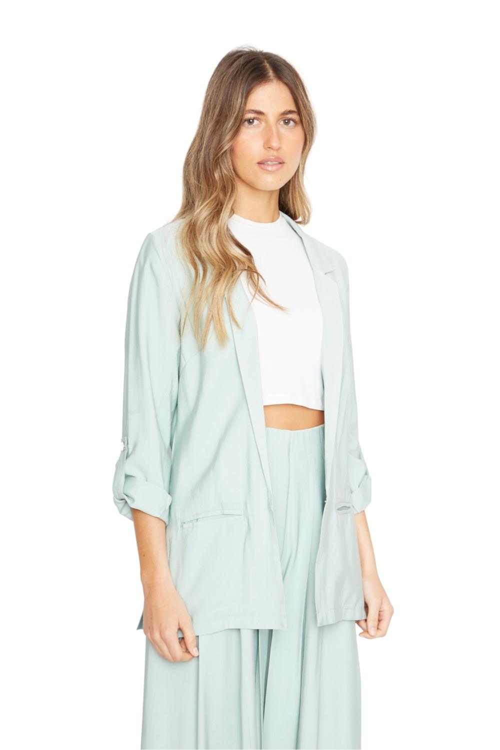 Blazer Olivia II verde agua