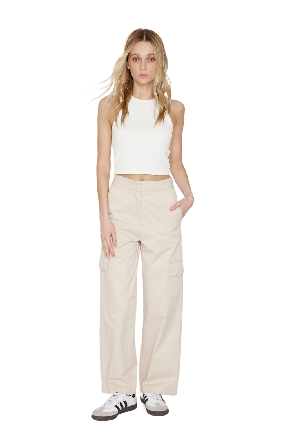 Pantalón Cargo crudo