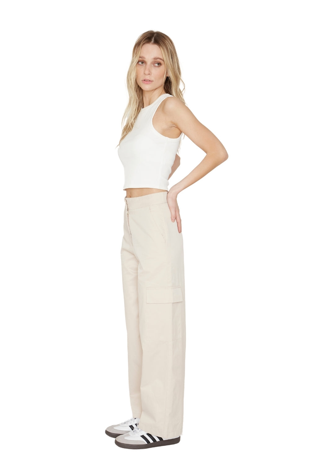 Pantalón Cargo crudo