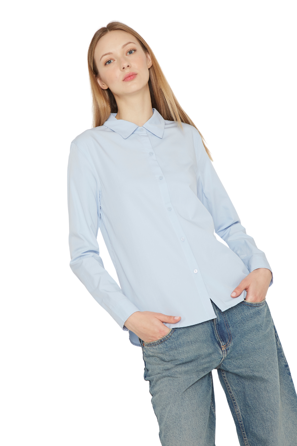 Blusa Lina Celeste
