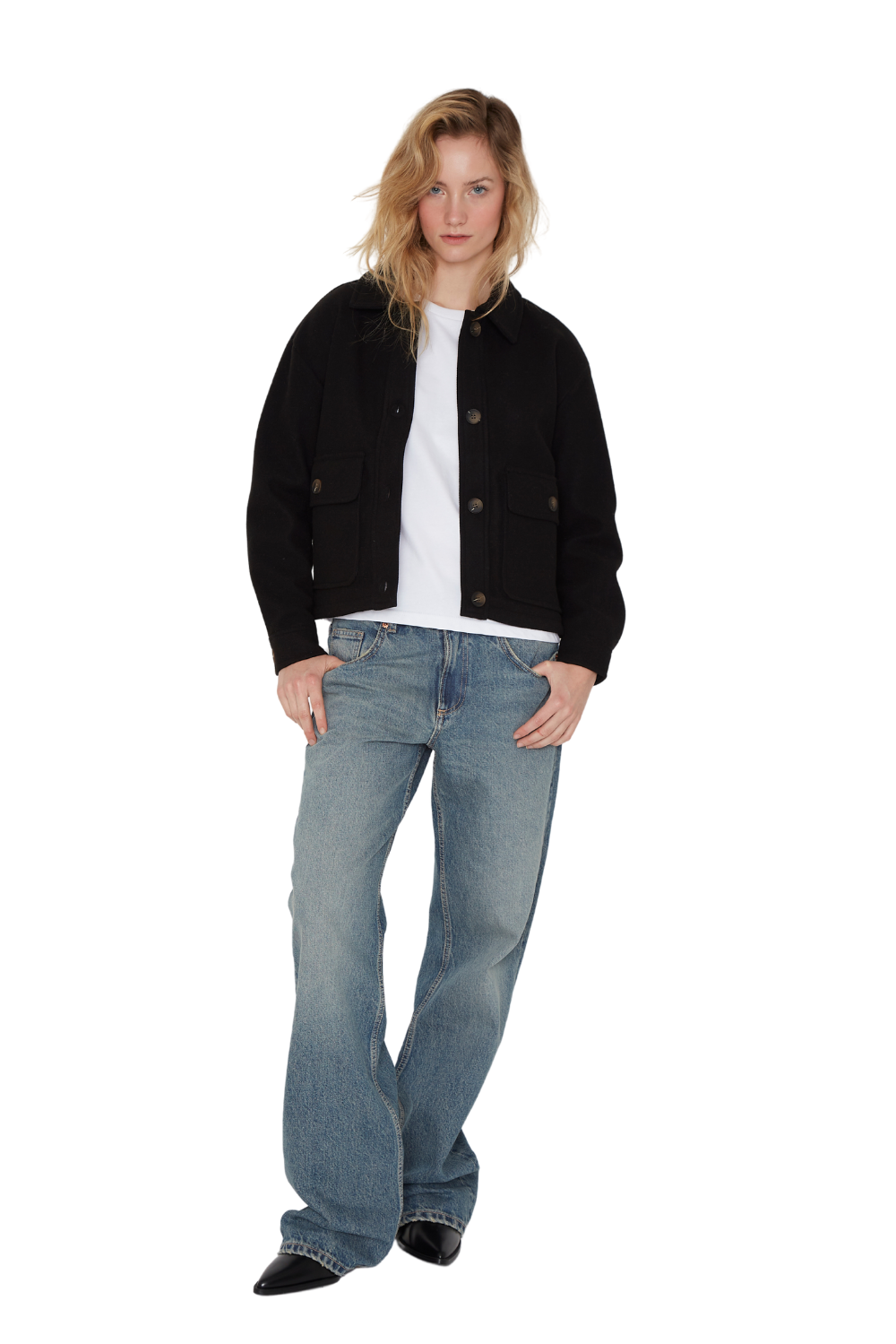 Chaqueta Cargo negra