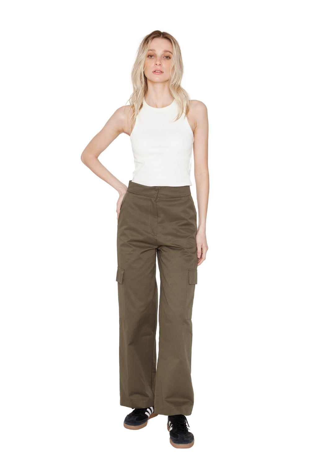 Pantalón Cargo verde