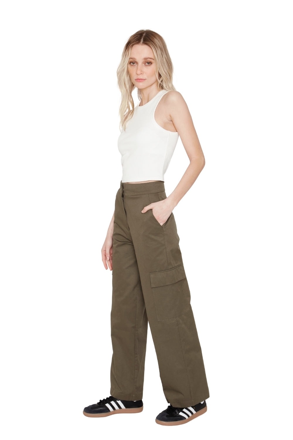 Pantalón Cargo verde