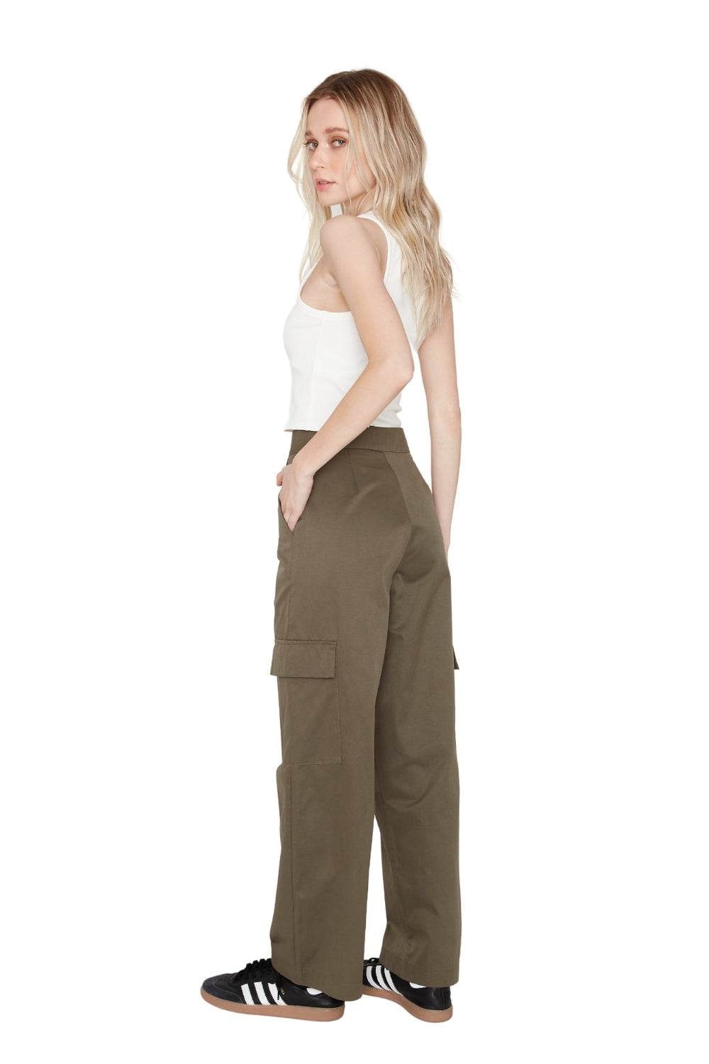 Pantalón Cargo verde