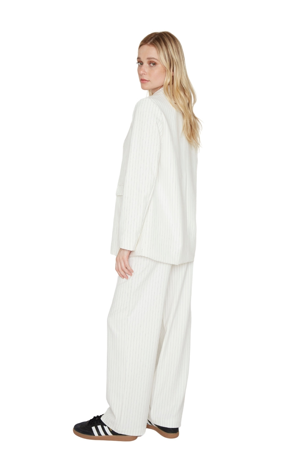 Pantalón Owen rayas blanco