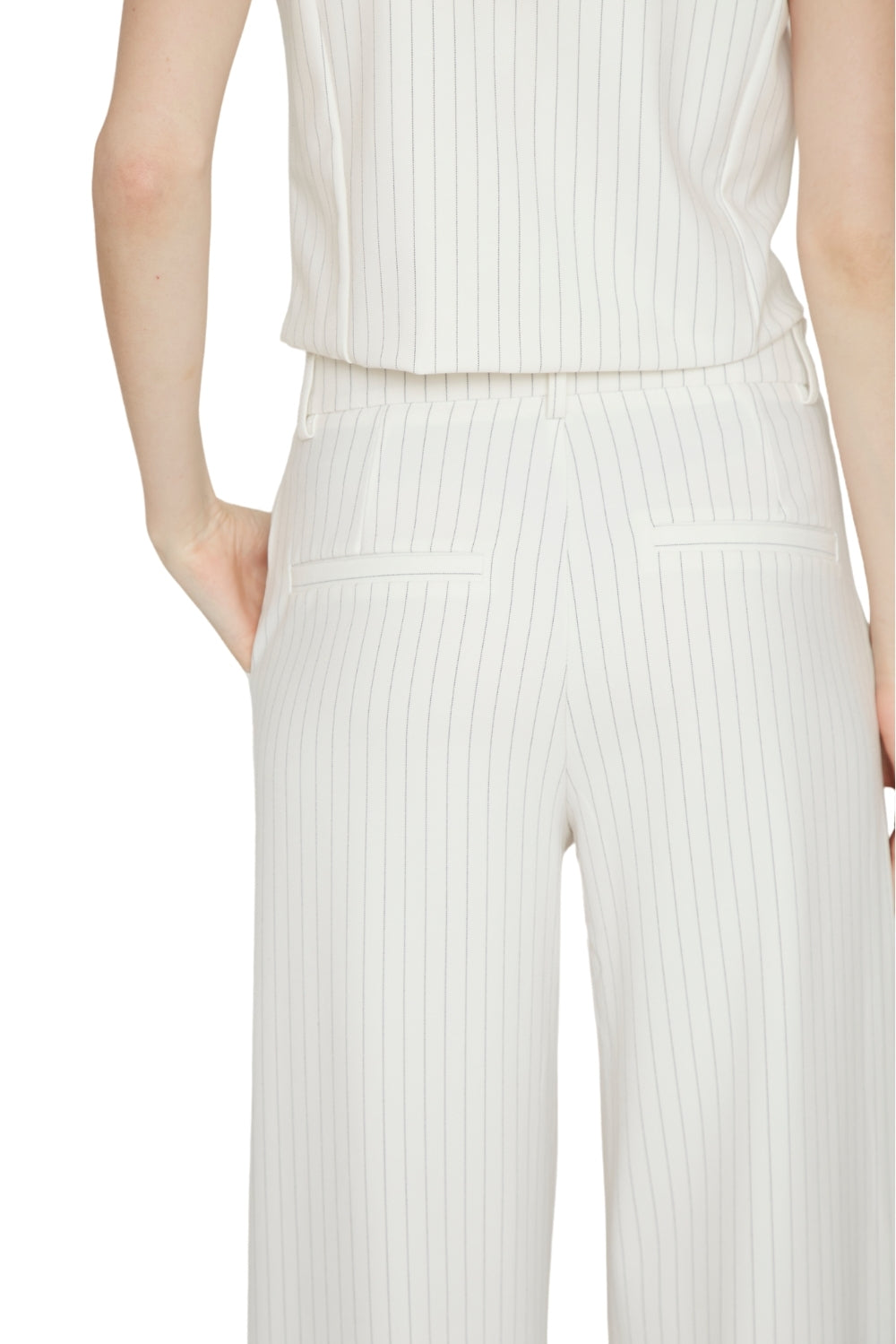 Pantalón Owen rayas blanco